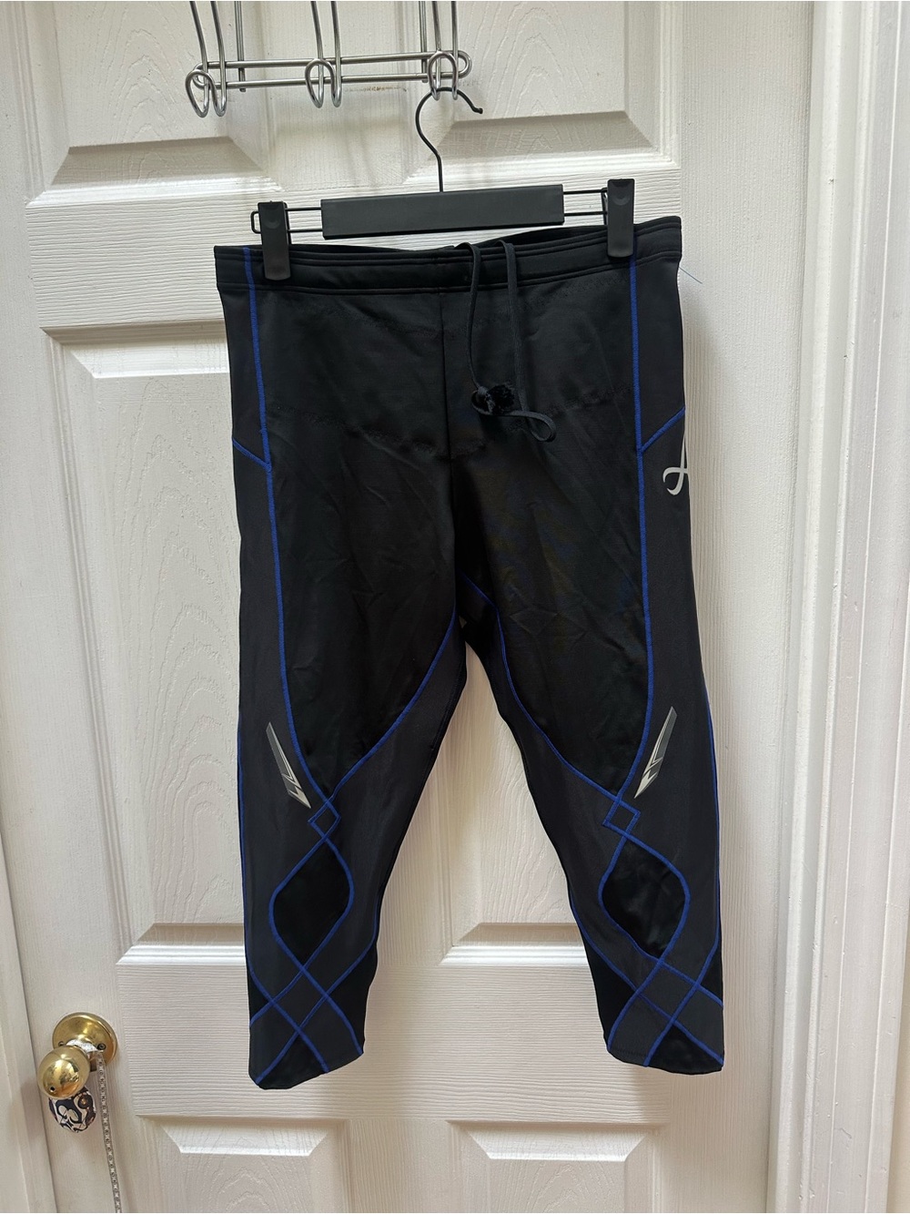 CW-X Mens Endurance Generator Joint Muscle Support Compression Tight black blue